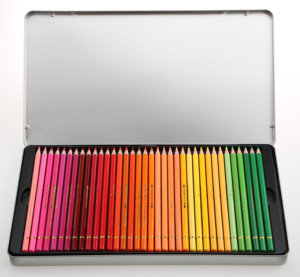 Chuyên Nghiệp 48 Màu Sắc 7 Inch, Chất Lượng Cao Giá Rẻ Giá Hộp Thiếc Gói Bút Chì Màu <span class=keywords><strong>Set</strong></span>/ - Product Image 2