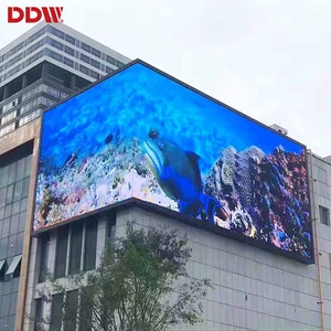 P5 P6 P8 P10户外防水超薄固定Pantalla发光二极管外部全铝面板大广告显示屏
