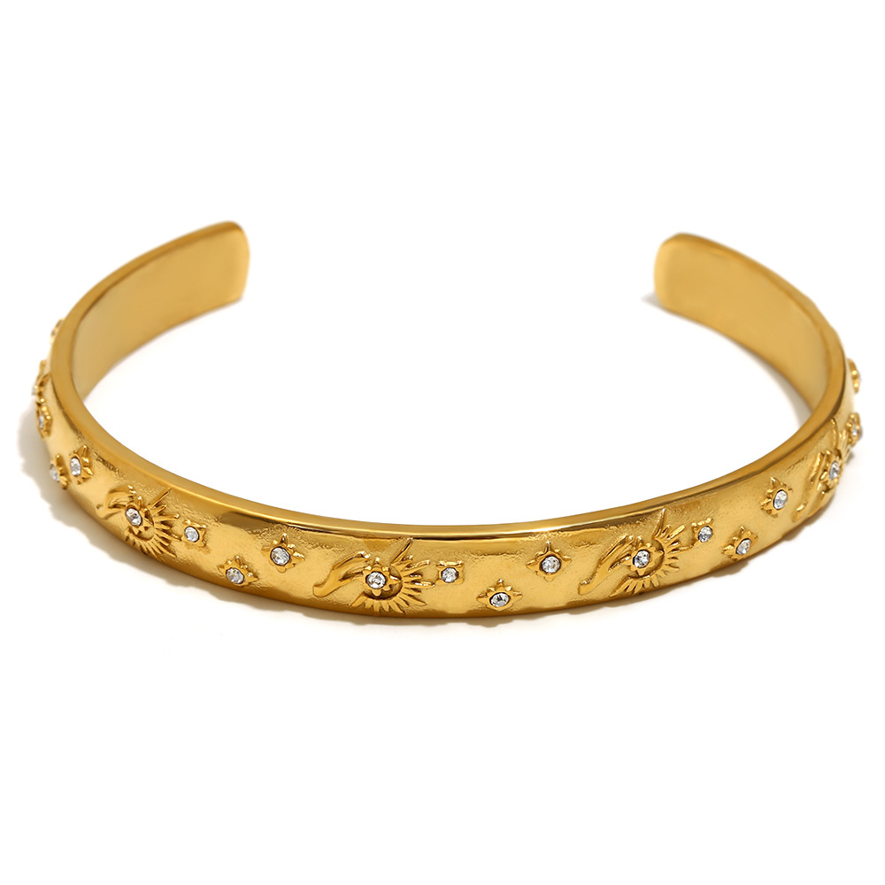 Gold Magic Tarot Card bangle