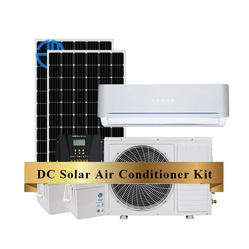 48V DC Condizionatore D'aria Solare Per La Casa Solare Alimentato Condizionatore D'aria Full DC Volt Inverter Minisplit 1 Ton 1.5Hp