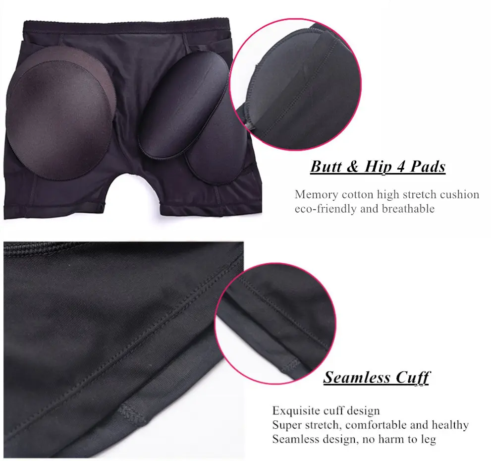 BIG BUTT Và HIP Shaper Enhancer Phụ Nữ Kiểm Soát Mông Nâng Hip Up Fajas Đồ Lót Mỏng
