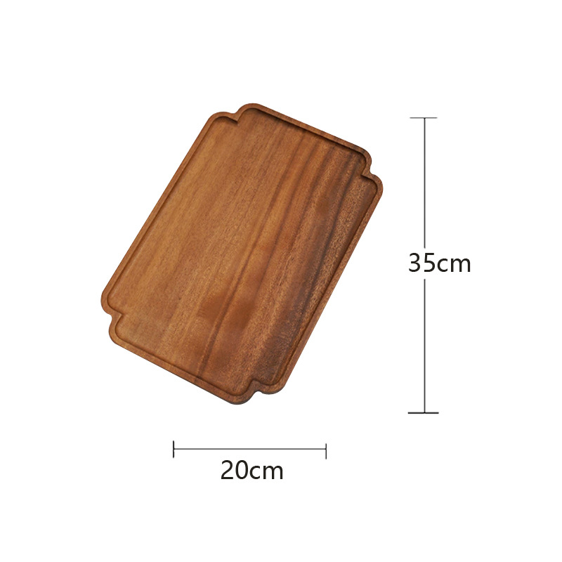Plato con borde de encaje de 20*35cm - 15mm de grosor