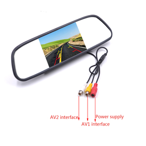 Car TFT <strong>LCD</strong> Monitor 5 Inch HD Rearview Mirror <strong>Display</strong> DC12V 24V Reversing Car Screen for Auto Parking Backup Image <strong>Display</strong> - Product Image 2