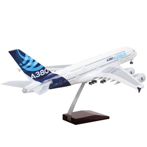 サウンドコントロールLEDライトスケール付き工場卸売OEM飛行機モデル1/85ボーイング747A380カンタス航空航空機モデル - Product Image 5