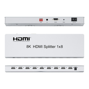 8K 60Hz HDR Full HD HDMI Splitter 1x8 Entrada 8 Salida HDMI Spliter Divisores y convertidores de Video 1 en 8 salidas
