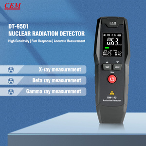 RM-190 מכשיר כף יד נייד תצוגת lcd x y בטא דלפק Geir עבור איתור קרינה ובדיקות
