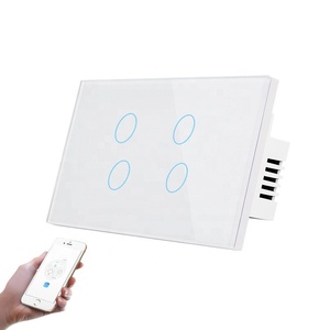 带遥控的无线灯开关无中性Wifi开关双触摸面板 - Product Image 5