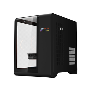 Schermo LCD integrato in vetro curvo MicroATX a metà torre eSport telaio con effetto di illuminazione panoramica custodia per Computer Desktop - Product Image 5