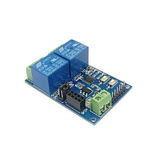 5V/12V ESP8266モノのインターネット用のデュアルWiFiリレーとスマートホームリモートスイッチモバイルアプリのリモートコントロールリレーモジュール - Product Image 1
