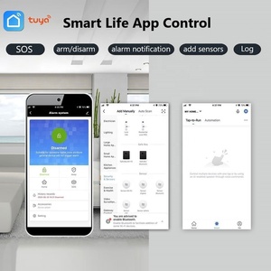 Sistema de alarma antirrobo con control remoto de aplicación inalámbrica IOS Android Tuya Smart WiFi GSM sistemas de seguridad para el hogar con timbre de puerta SOS RFID - Product Image 6
