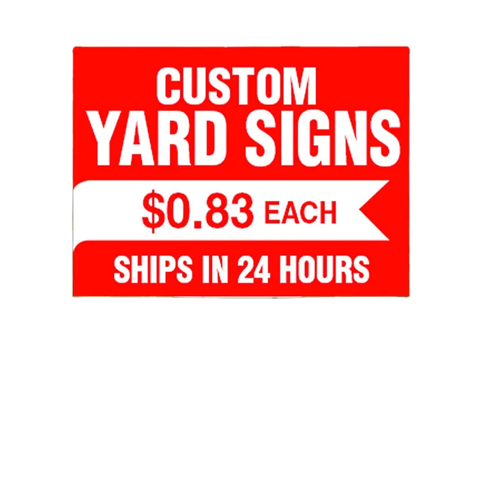 Plastic Sign Board Fluted Yard Extruded PP Corrugated Lawn Signs Sheet Plastic Environmental Polypropylene Bandit Signs