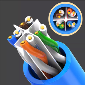 Herstellung Cat6 Twisted Pair Netzwerk kabel PVC-Mantel Shield RJ45-Anschluss FTP SFTP UTP Outdoor LAN Patchkabel - Product Image 2