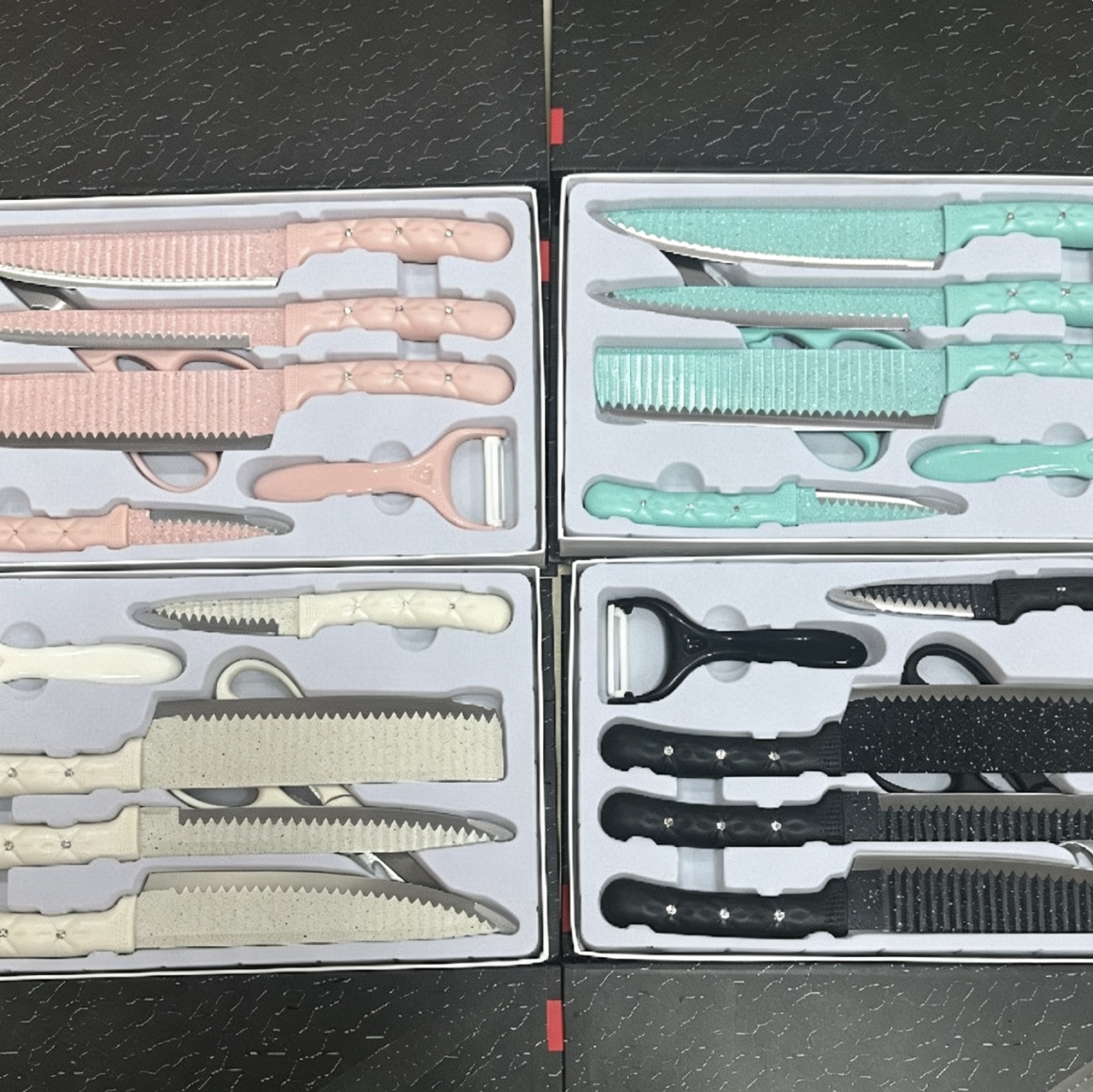 Blue with Slicing knife