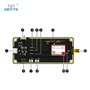 Ebyte ODM 868 LoRa MESH Networking MHz Spread Spectrum Puerto serie inalámbrico UART Autoenrutamiento Red Test Suite - Product Image 4