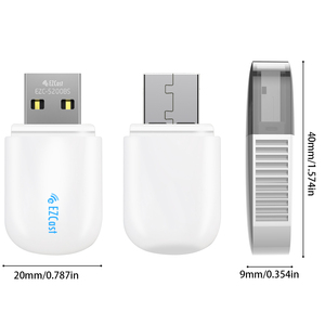 600mbps USB Wireless Wifi adattatore Antenna Dual Band PC Mini Computer scheda di rete ricevitore Dusun trasmissione tipo di origine - Product Image 6