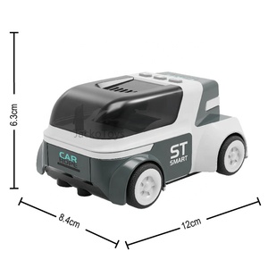 2,4 GHz Fernbedienung Programmierung Toy Car Educational Diy Follow Line Funktion Spielzeug auto mit RC Spielzeug und Musik für Kinder