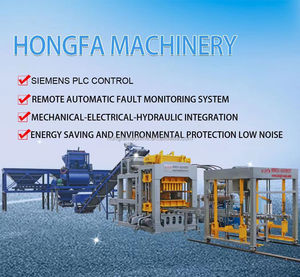 Máquina de fabricación de bloques de enclavamiento de hormigón, producción de bloques huecos con bomba PLC, componentes de núcleo de caja de cambios de motor, 2017 - Product Image 6