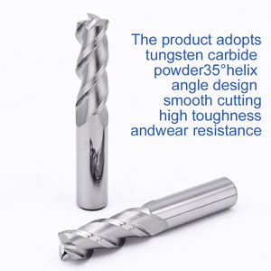 Alüminyum işleme bitirme aracı karbür End Mill dayanıklı alüminyum kesici alüminyum alaşımlı kesme aleti - Product Image 5