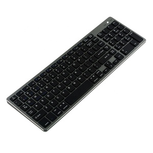 Full Size Slim Dual Mode Rechargeable 2.4G Compact Wireless and bluetooth <strong>Keyboard</strong> for Windows, Mac OS, <strong>IOS</strong>, Ipad, iphone - Product Image 4