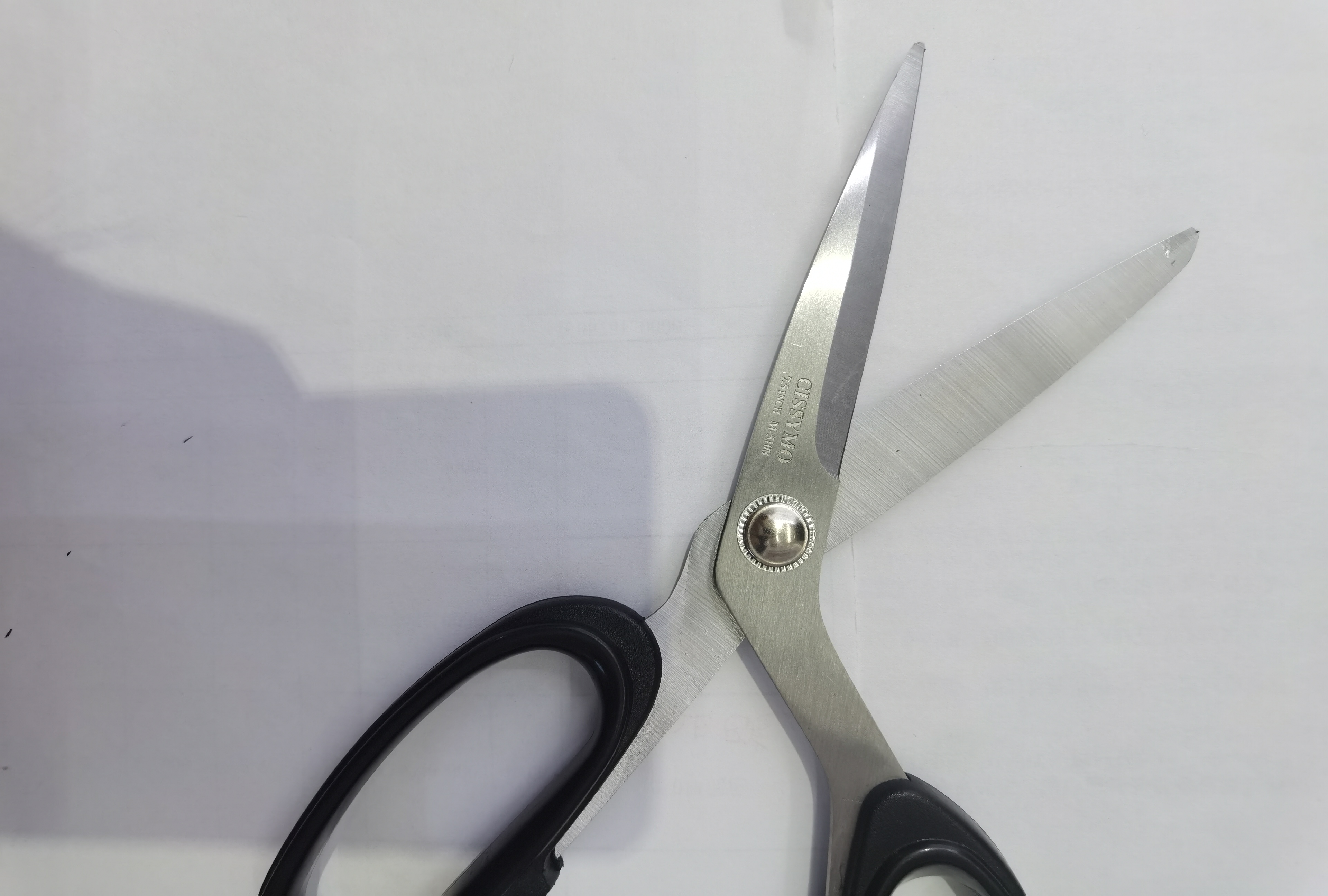 Cheap price DIY paper cutting scissor, custom logo stationery office cutting household students scissors