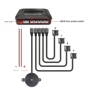 Customized <strong>Reverse</strong> <strong>Backup</strong> Radar Monitor System Car <strong>Reverse</strong> Aid Parking <strong>Sensor</strong> Waterproof 4 Probes Parking <strong>Sensor</strong> for Car - Product Image 5