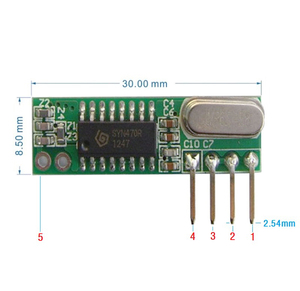 433 mhz supereterodina rf ricevitore e modulo trasmettitore 433 mhz telecomandi per arduino uno wireless modulo diy kit RXB22