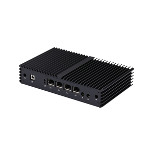 Qotom Mini ordenador I5 4200u Firewall integrado sin ventilador Mini PC X86 Win10 sistema I5 CPU 4 Lan 4 USB - Product Image 2