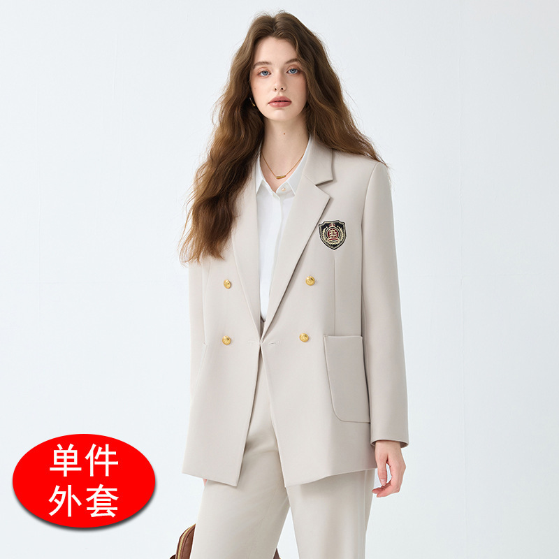off-white suit