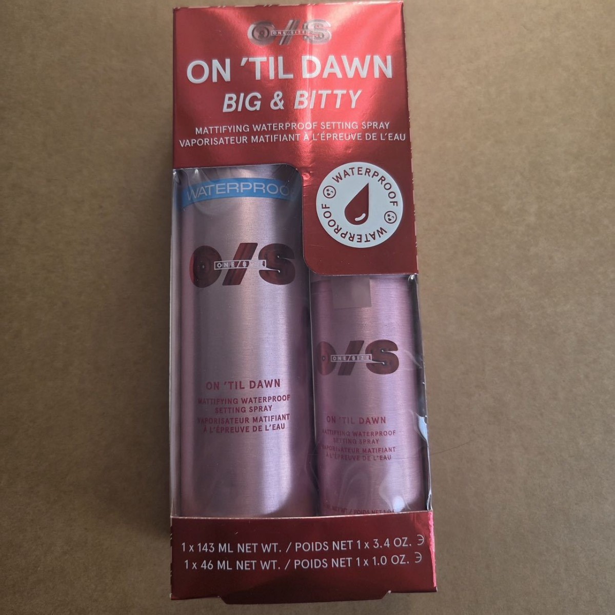 Setting spray set
