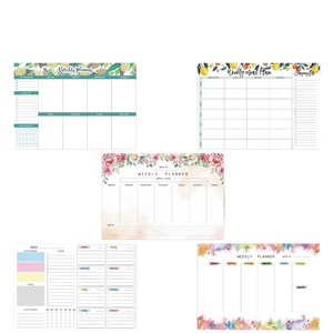 Bloc de notas planificador semanal Bloc de notas calendario semanal 52 sin fecha para hacer lista Bloc de notas Hojas Almohadillas de planificación de escritorio para el trabajo diario - Product Image 4