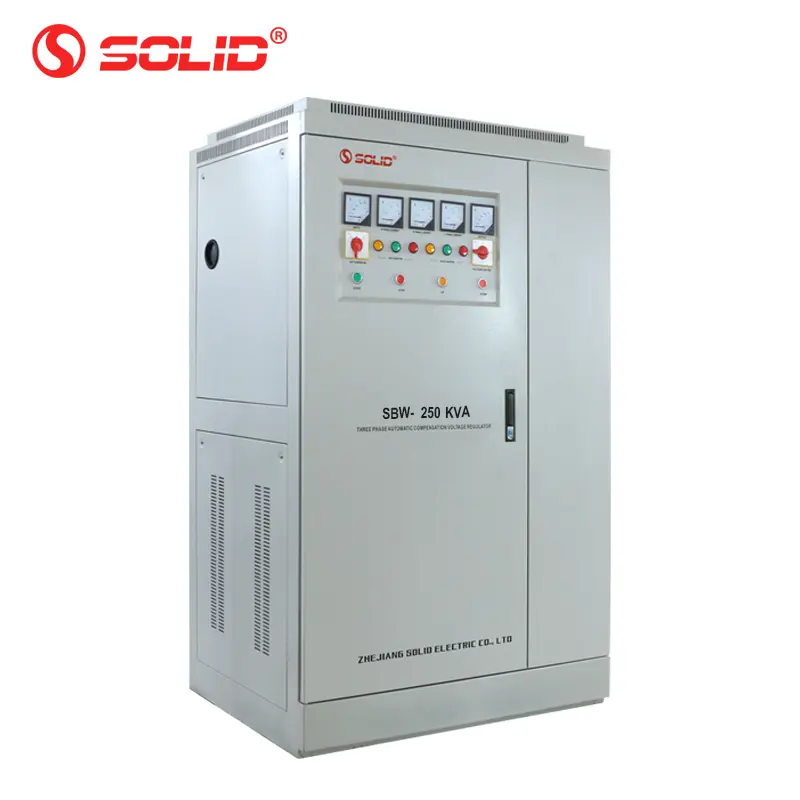 Penstabil Regulator Tegangan Motor Servo, Tiga Fase SBY W 200KVA 250KVA 300KVA 350KVA