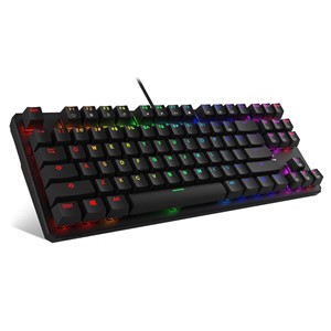 OEM Logo Language RGB Rainbow 87 Keys <strong>Computer</strong> Office USB C Wired Gaming <strong>Keyboard</strong> - Product Image 1