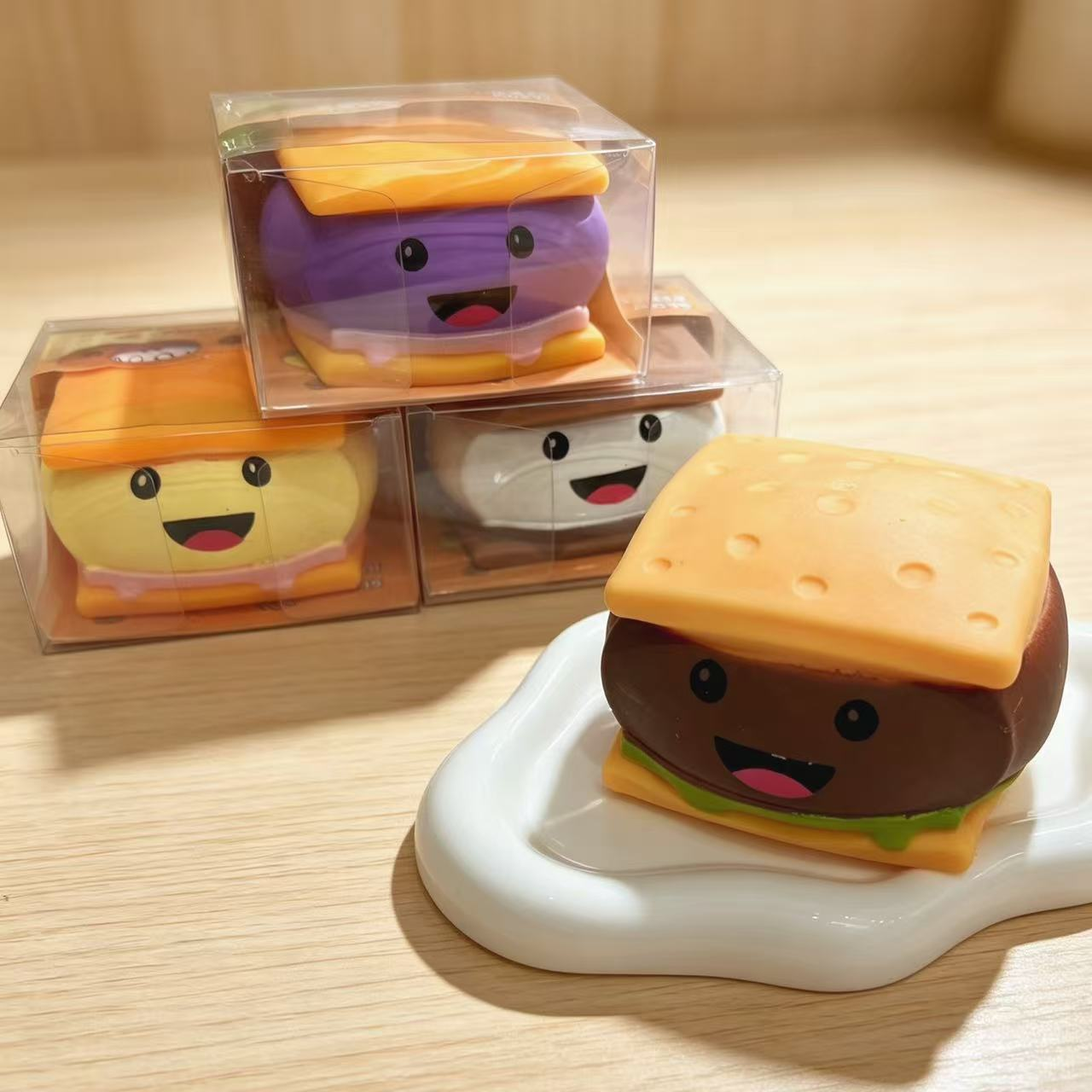 Sandwich Biscuit Squeeze Toy - 1 piece
