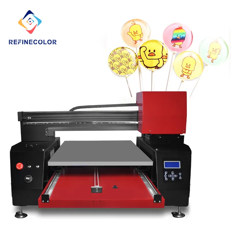 Пищевой принтер Refinecolor A1 для быстрой печати, цена завода-изготовителя, для украшения пищи, фото, пищевая печатная машина
