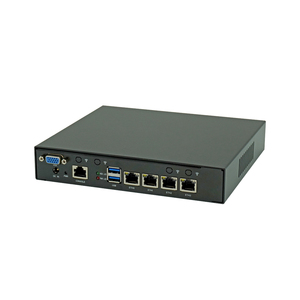 Consegna rapida rete pfsense Firewall Mini PC barebone micro computer J4125 mini computer con router firewall 4 lan