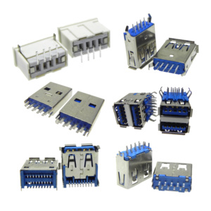 OEM 2 5 8 12针USB 2.0 3.0类型B C垂直90 180度USB连接器 - Product Image 2