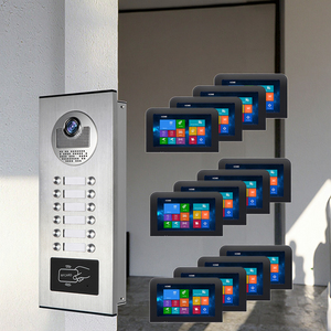 Sistema di citofono di vendita caldo 12 unità appartamento Video videocamera campanello con sistemi di controllo accessi videocitofono interfono - Product Image 6