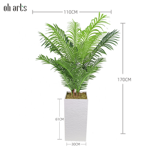 高さ170cmオーアーツ盆栽植物の木人工プラムの木の日付人工鉢植えのヤシの木人工ヤシの木ドバイ - Product Image 2