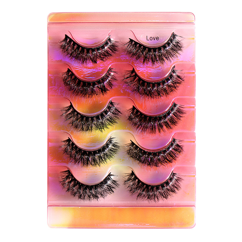 5 pairs of dazzling eyelashes
