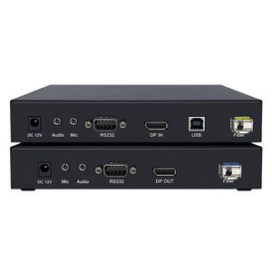 4K DP Extender Transceiver Over SM Fiber up to 20km DP to Fiber Optical <strong>Converter</strong> with KVM USB2.0 RS232 - Product Image 2