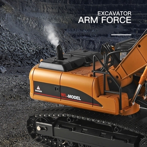 WL oyuncaklar 16800 1:16 2.4 GHz alaşım Model oyuncak elektrikli simülasyon ekskavatör makinesi ve kamyon oyuncak modeli uzaktan kumanda - Product Image 4