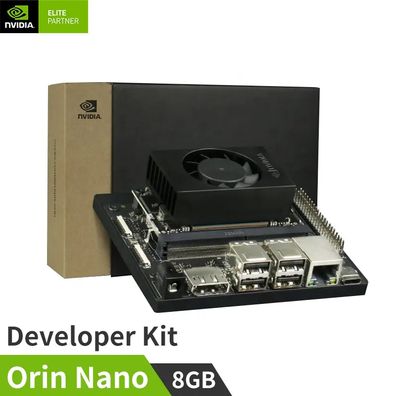100% Asli NVIDIA Jetson Orin Nano Developer Kit Robot Bertenaga AI, Drone Pintar dan Kamera Cerdas Jetson Orin Nano