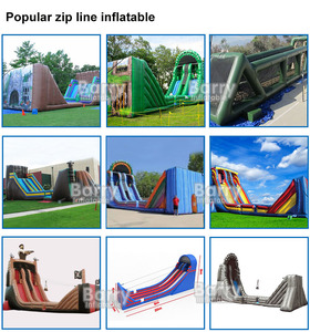 Özelleştirilmiş şişme mobil zip hattı üreticisi, şişme zip hattı - Product Image 6