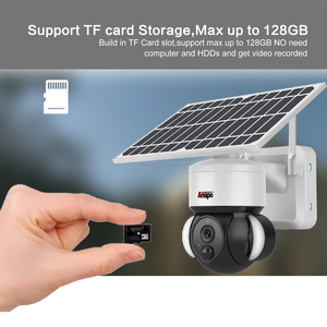 Floodlight 4G Solar Camera 3MP PTZ 4G <strong>Security</strong> Camera <strong>System</strong> 4mp GSM CCTV Network <strong>Wireless</strong> IP Camera - Product Image 6