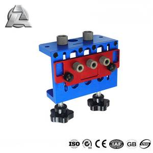 ZJD-BT038K1งานไม้เครื่องมือLocatorเครื่องมือ3 Un 1เจาะรูท่องเที่ยวDowelling Jig Kitสำหรับเฟอร์นิเจอร์Fastเชื่อมต่อ3 In 1