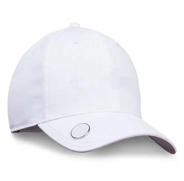 หมวกแก็ปหมวกกอล์ฟแบบมีสายซับเหงื่อแบบคลาสสิกพร้อมเครื่องหมายลูกบอลปรับขนาดได้