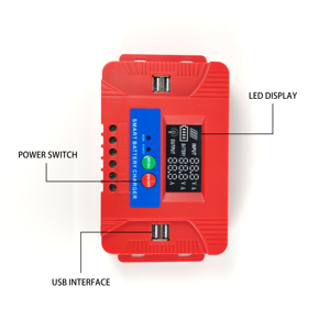PWM Controller 30A carica solare 12v 24v 4USB digitale Display a LED convertitore solare - Product Image 2