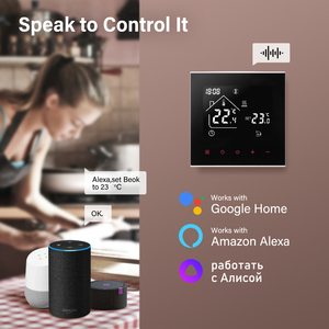 בוק tdr89 zigbee תרמוסטט 3.0 תת רצפתי התרמוסטט hvac עם שער זיגבי