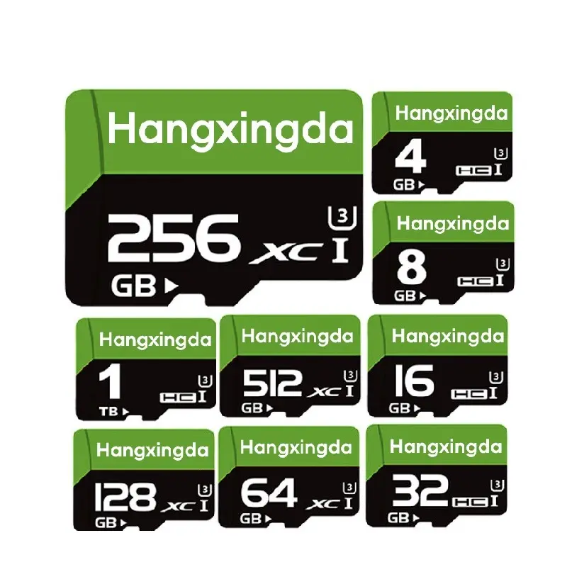 Cartão de memória SD 1TB com capacidade de 128GB 256GB 512GB 128GB Capacidade 64GB 32GB TF Cartão de memória flash Capacidade suficiente