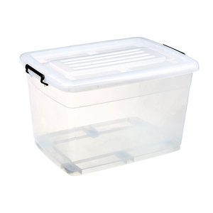 GREENSIDE contenitore 34L di grande capacità contenitore in plastica trasparente multiuso in PP - Product Image 1